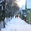 Улицы Севска зимой. - 